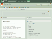 Tablet Screenshot of chew-on-that.deviantart.com