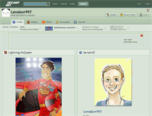 Tablet Screenshot of lewaluvr997.deviantart.com