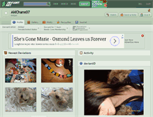 Tablet Screenshot of akichanx07.deviantart.com