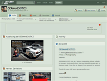 Tablet Screenshot of germanexotics.deviantart.com