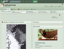 Tablet Screenshot of padfootlestrange.deviantart.com