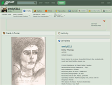 Tablet Screenshot of emilyeels.deviantart.com