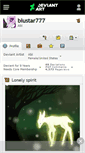 Mobile Screenshot of blustar777.deviantart.com
