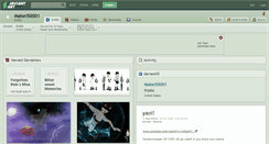 Desktop Screenshot of malon50001.deviantart.com