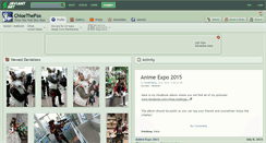 Desktop Screenshot of chloethefox.deviantart.com