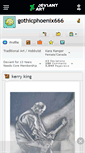 Mobile Screenshot of gothicphoenix666.deviantart.com
