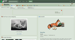 Desktop Screenshot of berenfox.deviantart.com