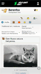 Mobile Screenshot of berenfox.deviantart.com