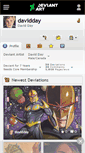 Mobile Screenshot of davidday.deviantart.com