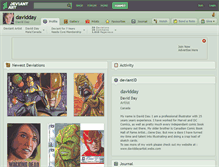 Tablet Screenshot of davidday.deviantart.com