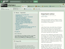 Tablet Screenshot of antycopy.deviantart.com
