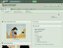 Tablet Screenshot of goku-chichi-goten.deviantart.com