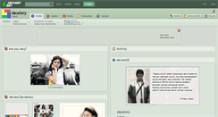 Desktop Screenshot of daustory.deviantart.com