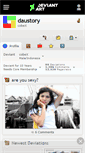 Mobile Screenshot of daustory.deviantart.com