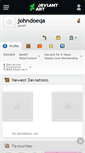 Mobile Screenshot of johndoeqa.deviantart.com