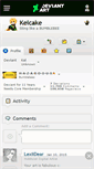 Mobile Screenshot of kelcake.deviantart.com