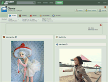Tablet Screenshot of glawar.deviantart.com
