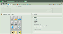 Desktop Screenshot of freak0.deviantart.com