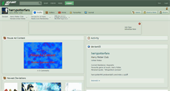 Desktop Screenshot of harrypotterfans.deviantart.com