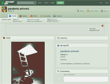 Tablet Screenshot of pandemic-artwork.deviantart.com