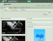 Tablet Screenshot of marijo-4ever.deviantart.com