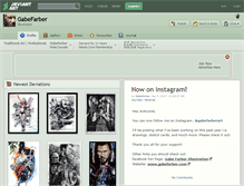 Tablet Screenshot of gabefarber.deviantart.com