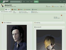 Tablet Screenshot of demyx321.deviantart.com