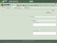 Tablet Screenshot of kumanger.deviantart.com