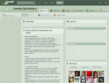 Tablet Screenshot of central-cali-artists.deviantart.com