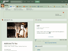Tablet Screenshot of drim.deviantart.com