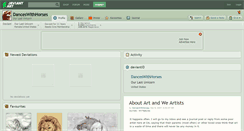 Desktop Screenshot of danceswithhorses.deviantart.com
