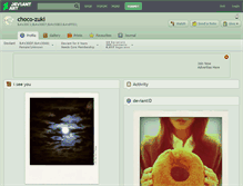 Tablet Screenshot of choco-zuki.deviantart.com