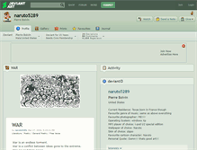 Tablet Screenshot of naruto5289.deviantart.com