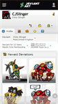 Mobile Screenshot of cjslinger.deviantart.com