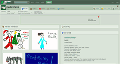 Desktop Screenshot of masterchamp.deviantart.com