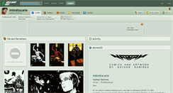 Desktop Screenshot of imbrattacarte.deviantart.com