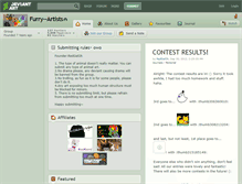 Tablet Screenshot of furry--artists.deviantart.com