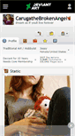 Mobile Screenshot of carugathebrokenangel.deviantart.com