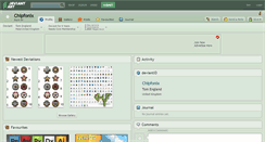 Desktop Screenshot of chipfonix.deviantart.com