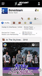 Mobile Screenshot of bonesteam.deviantart.com