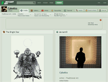 Tablet Screenshot of cybotics.deviantart.com