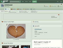 Tablet Screenshot of emokittykat.deviantart.com
