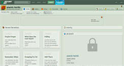 Desktop Screenshot of anemic-heritic.deviantart.com