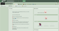 Desktop Screenshot of deathnoteocs.deviantart.com