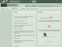 Tablet Screenshot of deathnoteocs.deviantart.com