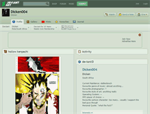 Tablet Screenshot of dicken004.deviantart.com