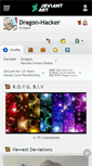Mobile Screenshot of dragon-hacker.deviantart.com