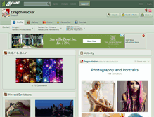Tablet Screenshot of dragon-hacker.deviantart.com