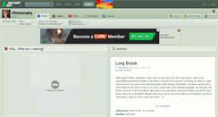 Desktop Screenshot of himeamaha.deviantart.com