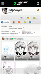 Mobile Screenshot of edgeslayer.deviantart.com
